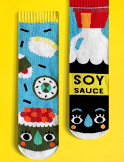 Sushi & Soy Sauce Pals Socks 8 Sushi & Soy Sauce Pals Socks -Gift Promotion Store mk021515alt viewc