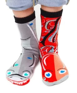 Shark & Octopus Pals Socks -Gift Promotion Store mk021521x 1