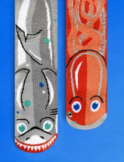 Shark & Octopus Pals Socks -Gift Promotion Store mk021522alt viewc