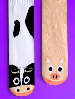 Burger & Fries Pals Socks -Gift Promotion Store mk021558alt viewc