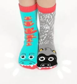 Giant Gorilla & Mutant Lizard Pals Socks -Gift Promotion Store mk021567x 2