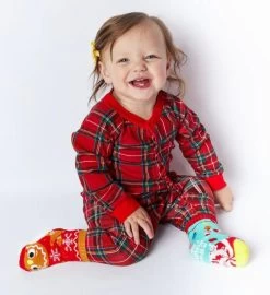 Gingerbread & Candy Cane Pals Socks -Gift Promotion Store mk021611alt viewc