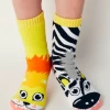 Lion & Zebra Pals Socks -Gift Promotion Store mk021621x