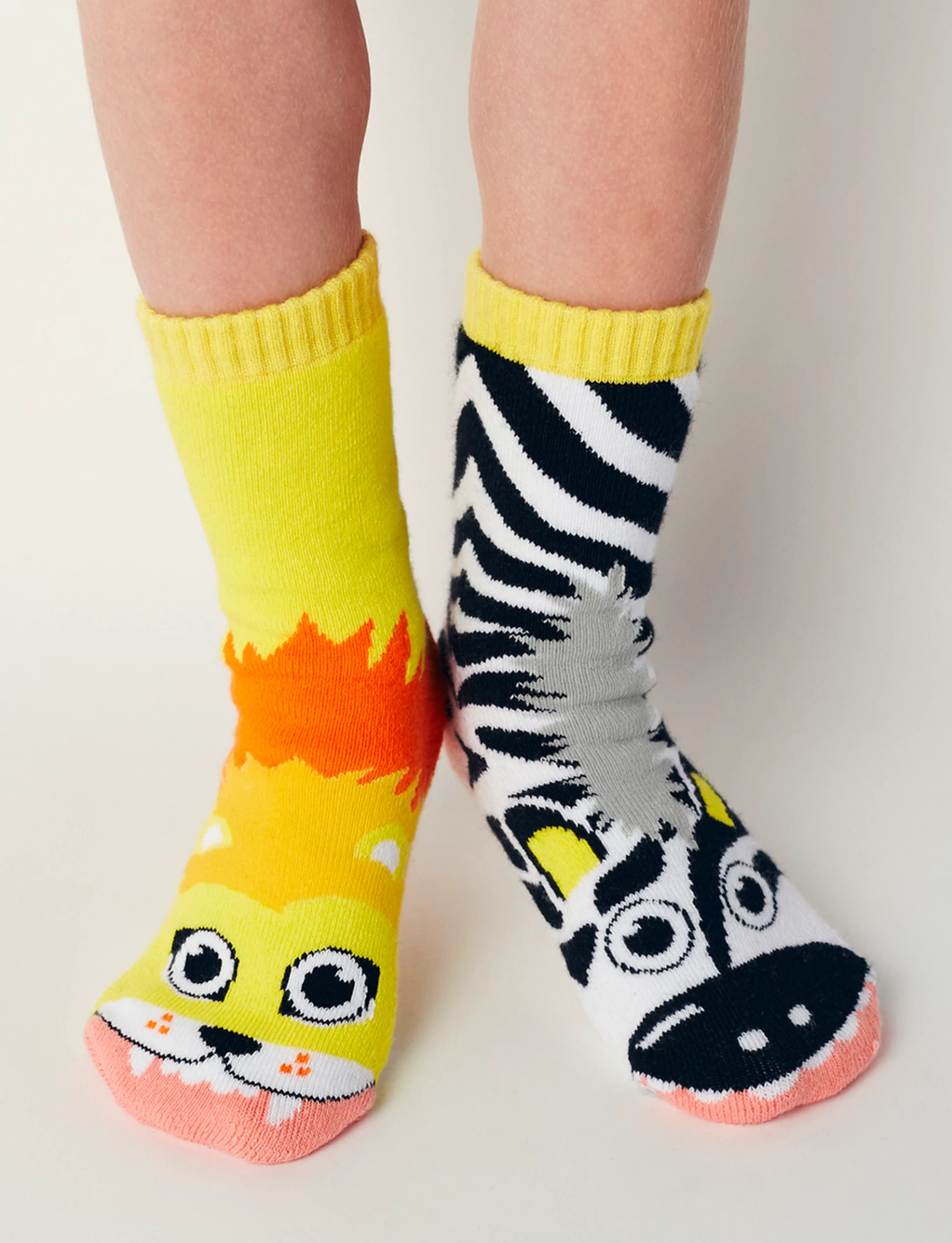Lion & Zebra Pals Socks 6 Lion & Zebra Pals Socks - Image 4