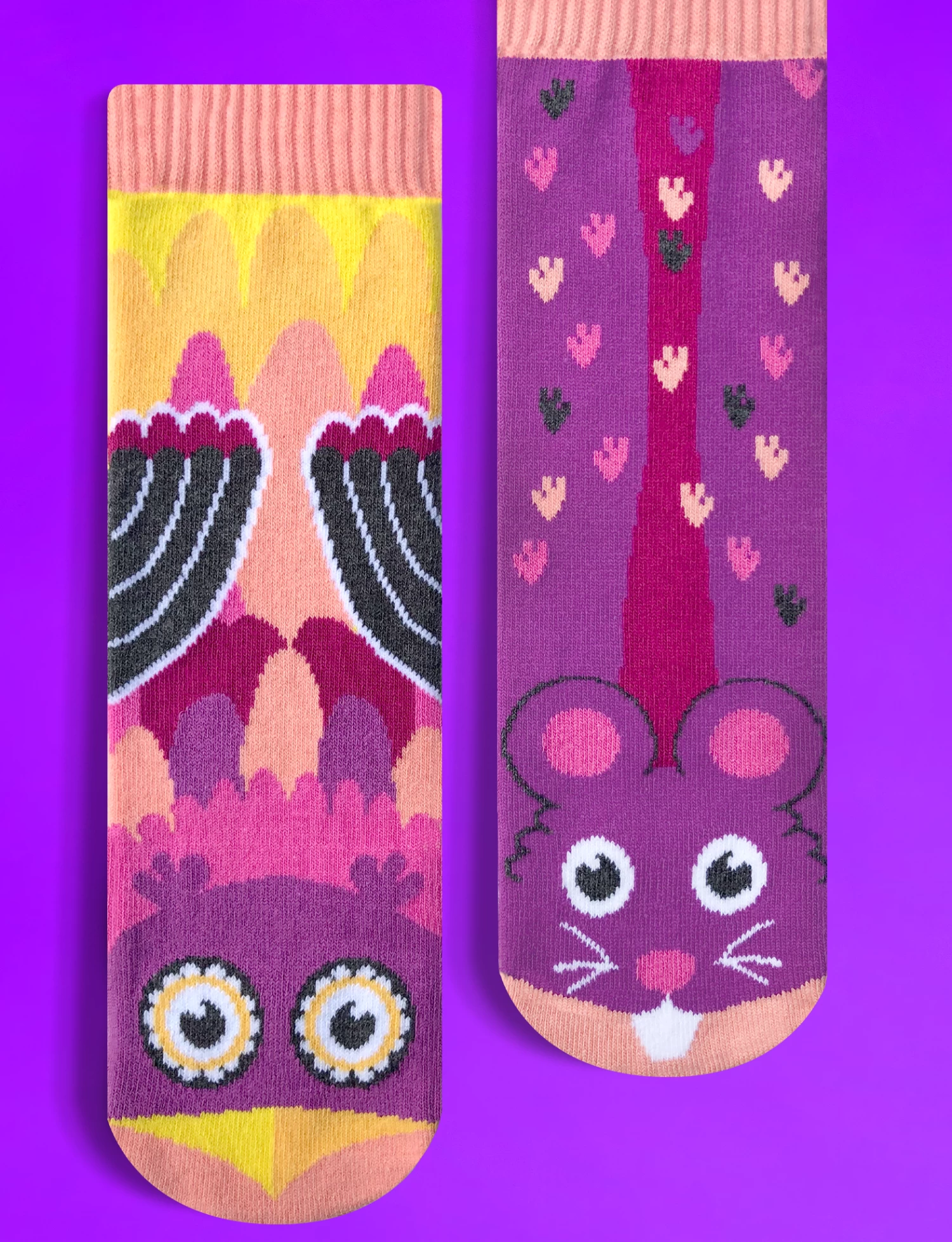 Owl & Mouse Pals Socks 5 Owl & Mouse Pals Socks - Image 3