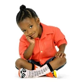 Raccoon & Cardinal Pals Socks -Gift Promotion Store mk021662alt viewc