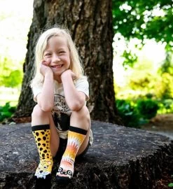 Sloth & Cheetah Pals Socks -Gift Promotion Store mk021671alt view2c