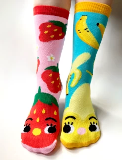 Strawberry & Banana Pals Socks 19 Strawberry & Banana Pals Socks -Gift Promotion Store mk021677x