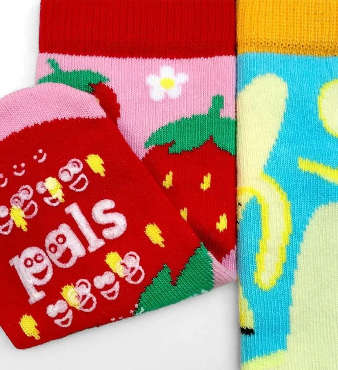 Strawberry & Banana Pals Socks 6 Strawberry & Banana Pals Socks - Image 4