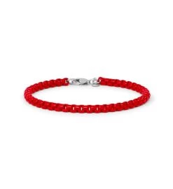 Luca + Danni Sofia Box Chain Bracelet In Scarlet  -Gift Promotion Store mk021734x 2