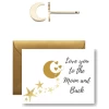 Sterling Silver Little Moon Studs 1 Sterling Silver Little Moon Studs -Gift Promotion Store mk022049x
