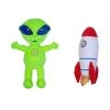 Out Of This World Crinkle And Squeaky Plush Dog Toy Combo -Gift Promotion Store mk022431x