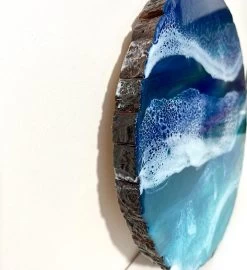 Hand-painted Seascape Lazy Susan - 15” Round -Gift Promotion Store mk022529alt viewc