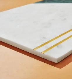 Gauri Kohli Moldova Marble Serving Board - Large 12 Gauri Kohli Moldova Marble Serving Board - Large -Gift Promotion Store mk022850alt view3c