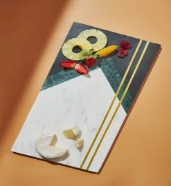 Gauri Kohli Moldova Marble Serving Board - Large 10 Gauri Kohli Moldova Marble Serving Board - Large -Gift Promotion Store mk022850alt viewc