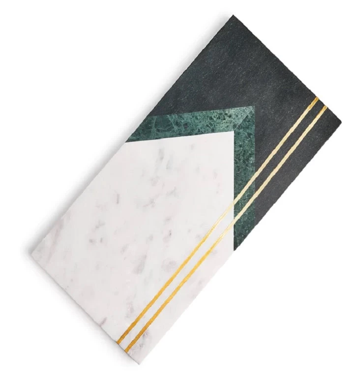 Gauri Kohli Moldova Marble Serving Board - Large 3 Gauri Kohli Moldova Marble Serving Board - Large