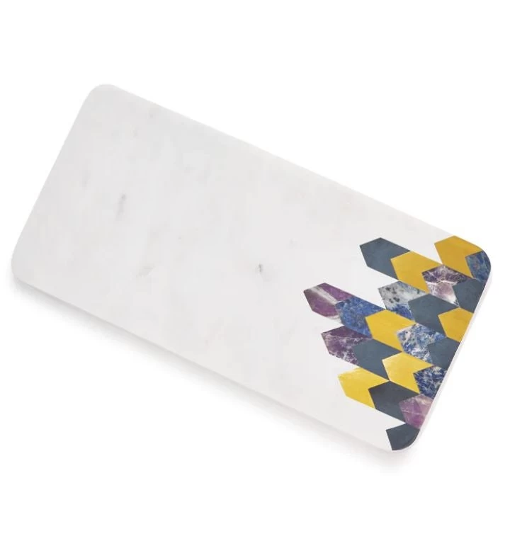 Gauri Kohli Tirana Marble Serving Board - Large 8 Gauri Kohli Tirana Marble Serving Board - Large - Image 6