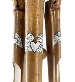 Bamboo Sympathy Heart Wind Chime Gift Set -Gift Promotion Store mk022917alt viewc
