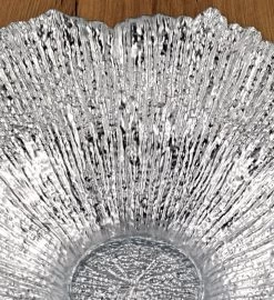 Coral 14" Gilded Glass Centerpiece Bowl -Gift Promotion Store mk022924alt view2c