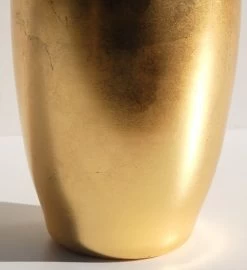 Gilt 10" Gilded Glass Vase 12 Gilt 10" Gilded Glass Vase -Gift Promotion Store mk022942alt view3c
