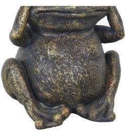 Hear No Evil, See No Evil, Speak No Evil Frog Trio Statues - 10-inch -Gift Promotion Store mk023700alt view3c