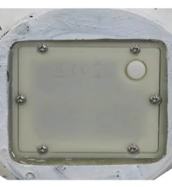 Indoor Rustic Twinkling Snowman Statue With Led Lights -Gift Promotion Store mk023705alt view2c