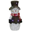 Indoor Rustic Twinkling Snowman Statue With Led Lights -Gift Promotion Store mk023705x