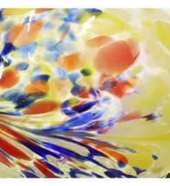 Bright Summer Burst Outdoor Garden Glass Gazing Globe Ball - 10-inch -Gift Promotion Store mk023711alt view2c