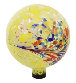 Bright Summer Burst Outdoor Garden Glass Gazing Globe Ball - 10-inch -Gift Promotion Store mk023711x 1