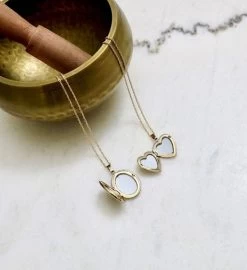 Open Heart Locket - Sterling Silver -Gift Promotion Store mk023798alt view2c