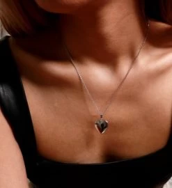 Open Heart Locket - Sterling Silver -Gift Promotion Store mk023798alt viewc