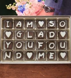 I Am So Glad You Found Me Love Gift For Girlfriend Chocolate Message -Gift Promotion Store mk023854x 2