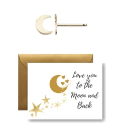Little Moon Charm Earring Valentine's Set -Gift Promotion Store mk023973x 1