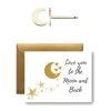 Little Moon Charm Earring Valentine's Set -Gift Promotion Store mk023973x