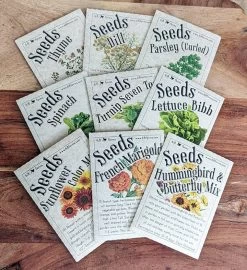 Gift Set: 9 Heirloom Seed Packets, Herb Clippers And Organic Herbal Soap -Gift Promotion Store mk023975alt view2c