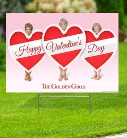Golden Girls Valentine's Day Yard Sign -Gift Promotion Store mk024054x 2