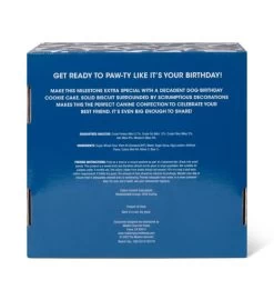 Hand Decorated Dog Birthday Cake -Gift Promotion Store mk028180alt view3c