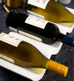 Gauri Kohli Georgia Marble Wine Bottle Holder -Gift Promotion Store mk032375alt view2c