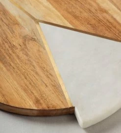 Gauri Kohli Delane Marble & Wood Cutting Board -Gift Promotion Store mk032378alt view3c