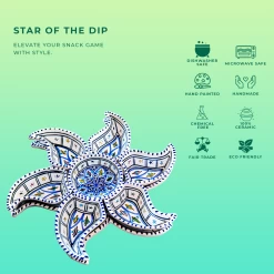 Large Star Dipping And Serving Set -Gift Promotion Store mk032418alt view2c