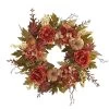 Nearly Natural 24” Peony, Hydrangea And Pumpkin Fall Artificial Wreath 1 Nearly Natural 24” Peony, Hydrangea And Pumpkin Fall Artificial Wreath -Gift Promotion Store mk032525x