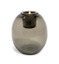Glass Oval W Luminara Flameless 10 Glass Oval W Luminara Flameless -Gift Promotion Store mk032785alt viewc