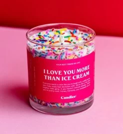 Love You More Ice Cream Candle -Gift Promotion Store mk032870alt viewc