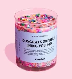 Congrats Candle -Gift Promotion Store mk032879alt viewc
