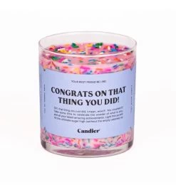 Congrats Candle -Gift Promotion Store mk032879x 2
