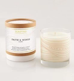Dream, Faith And Prayer Candle In Reusable Rocks Glass -Gift Promotion Store mk032909x 2