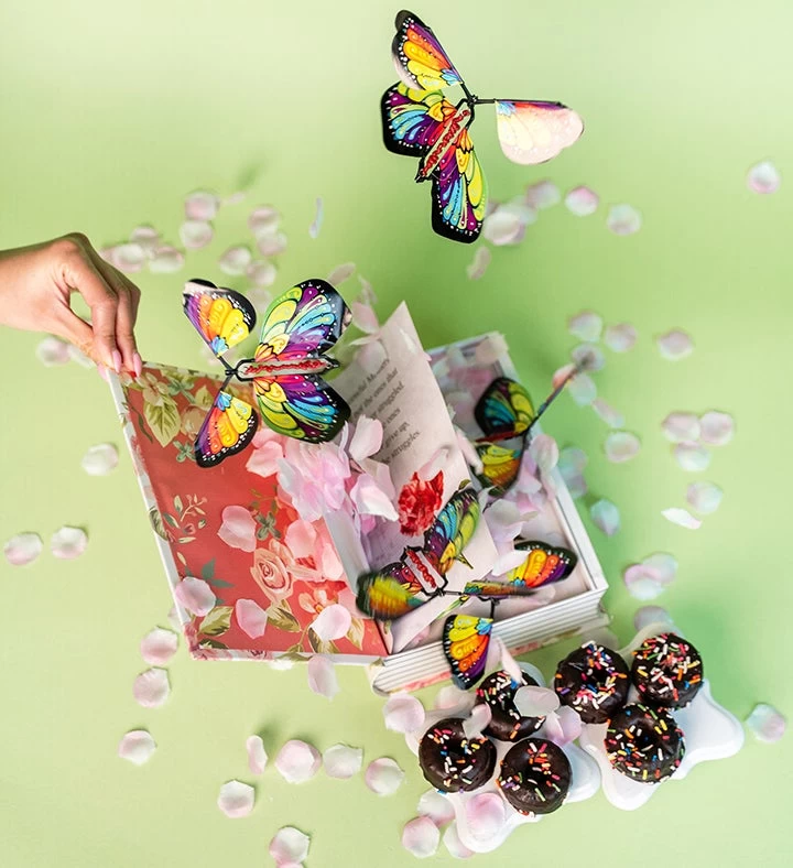 Surprise Explosion With Donuts For Mom 3 Surprise Explosion With Donuts For Mom