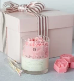 Sweet As Pie Dessert Candle, Melts & Matches Gift Set