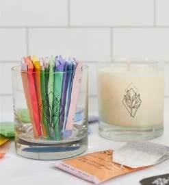 Meditation & Wellness Candles In Reusable Rocks Glass -Gift Promotion Store mk033363alt viewc