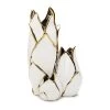 White & Gold Cluster Vase